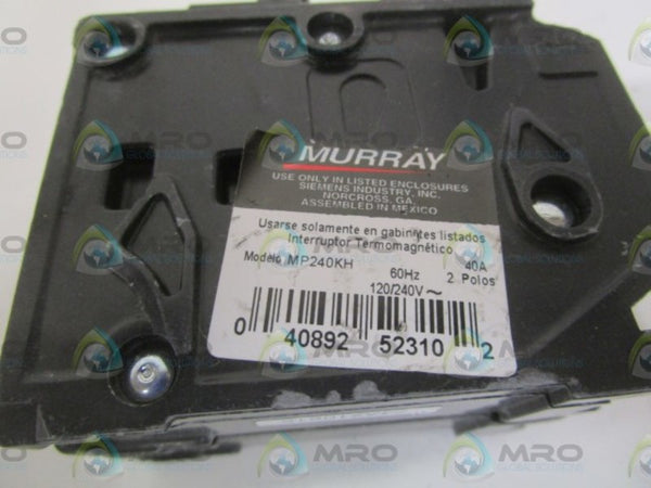 MURRAY MP240KH CIRCUIT BREAKER 40A NSNP