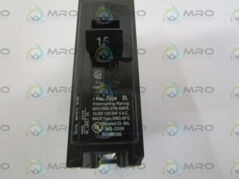 ITE BL115 CIRCUIT BREAKER 15A NSNP