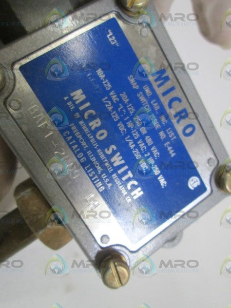 MICRO SWITCH BAF1-2RQ9-LH (GREY) UNMP