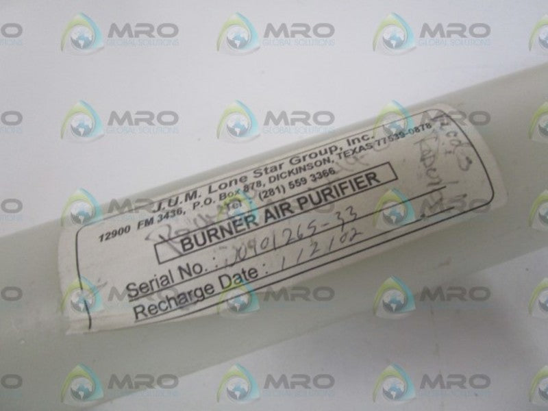 JUM 210243 BURNER AIR PURIFIER UNMP