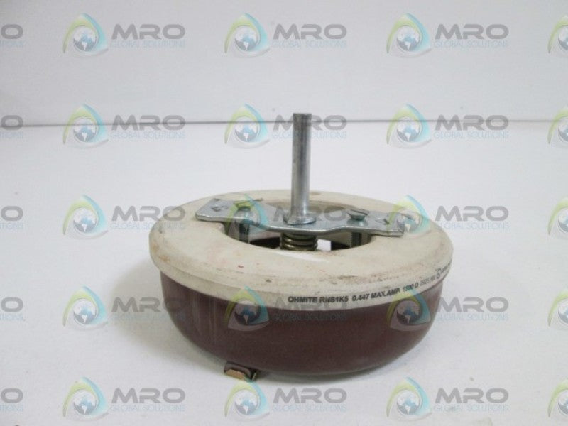 OHMITE RHEOSTAT 1500 OHM  RNS1K5 UNMP