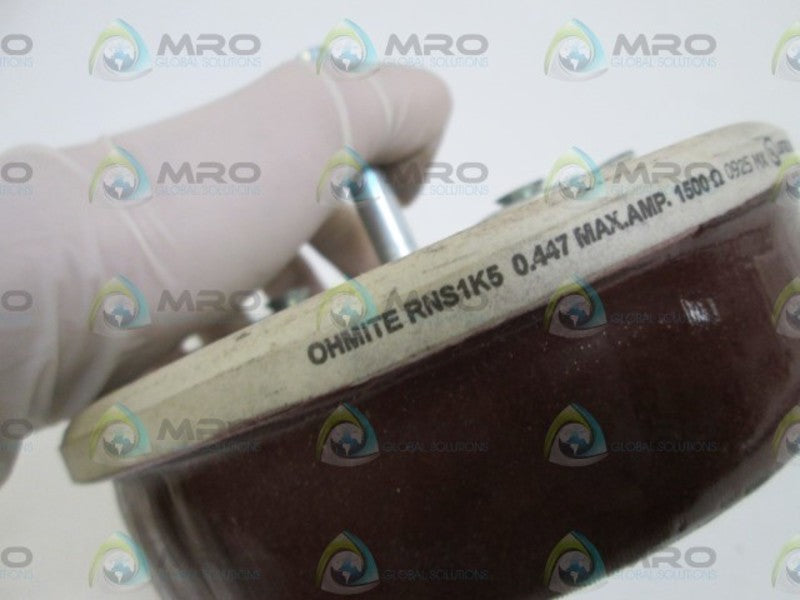 OHMITE RHEOSTAT 1500 OHM  RNS1K5 UNMP