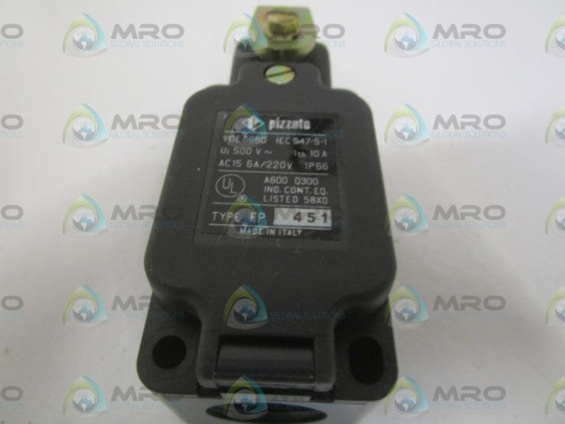 PIZZATO FP451 LIMIT SWITCH (MISSING ACCESSORIES) NSMP