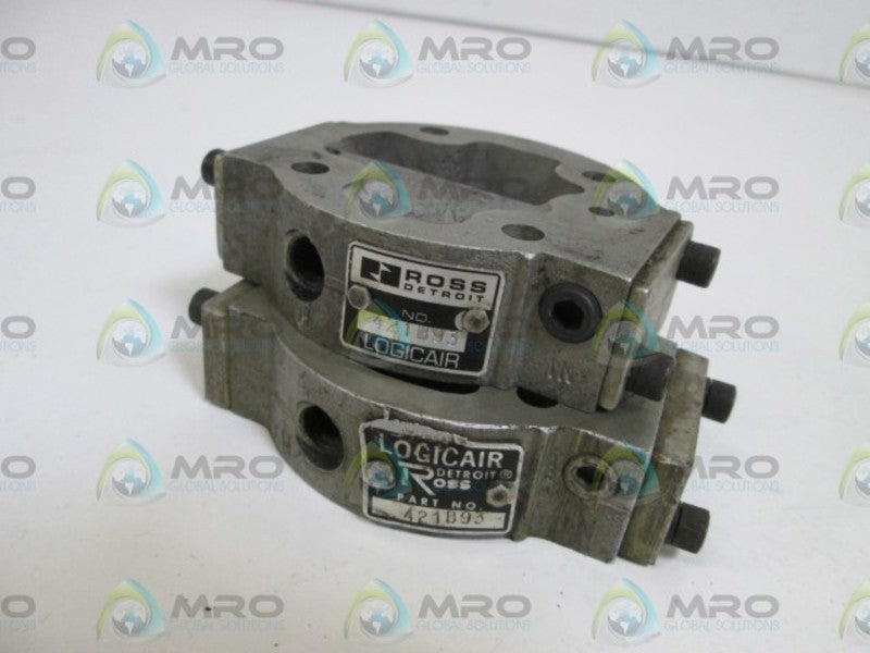 LOT OF 2 ROSS ASSEMBLY FOR VALVE 421B93 UNMP