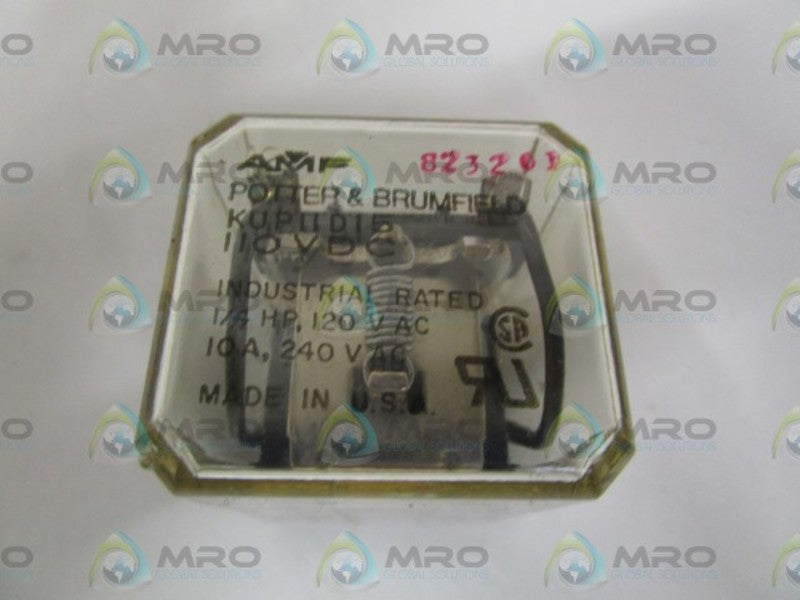 POTTER & BRUMFIELD KUP-11D15-110 RELAY 110VDC NSNP