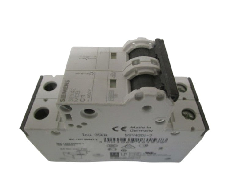 SIEMENS 5SY4201-7 CIRCUIT BREAKER 400V (CRACKED) NSNP