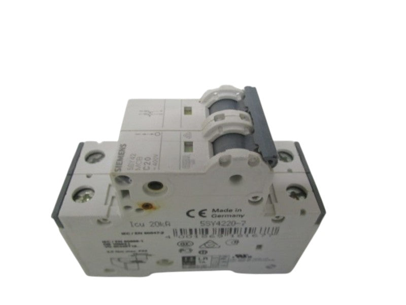SIEMENS 5SY4220-7 CIRCUIT BREAKER 400V NSNP