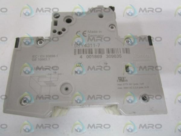 SIEMENS 5SY4311-7 CIRCUIT BREAKER 400V NSNP