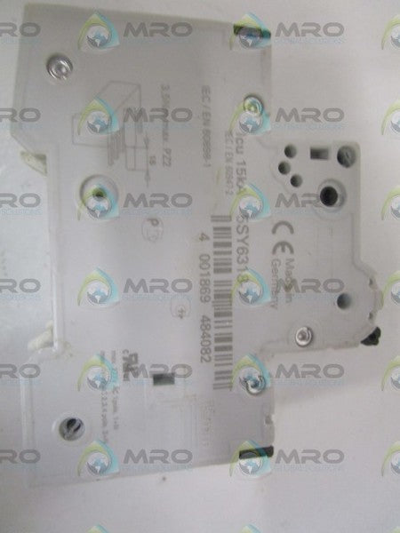 SIEMENS 5SY6318-7 CIRCUIT BREAKER 400V NSNP