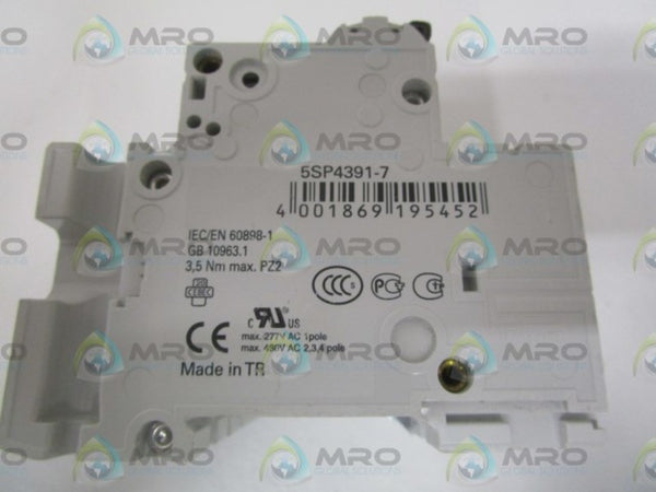 SIEMENS 5SP4391-7 CIRCUIT BREAKER 400V NSNP