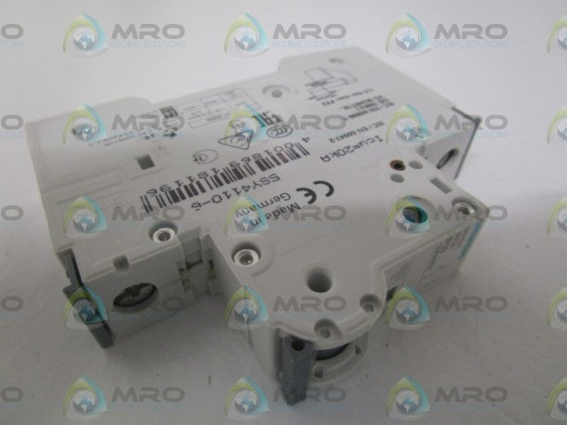 SIEMENS 5SY4110-6 CIRCUIT BREAKER 230/400V *NEW NO BOX*