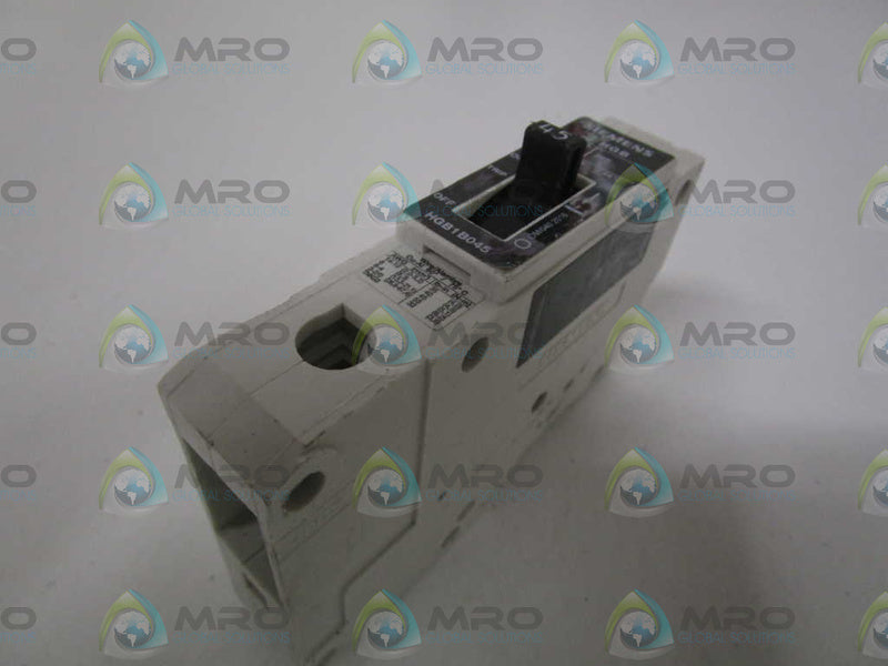 SIEMENS HGB1B045 CIRCUIT BREAKER 45A NSNP
