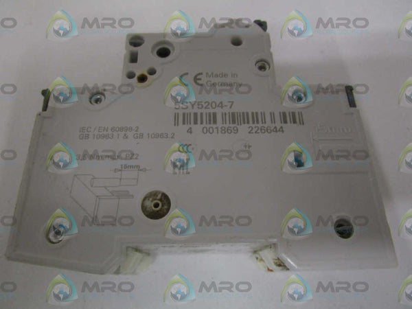 SIEMENS 5SY5204-7 CIRCUIT BREAKER 400V (CHIPPED) NSNP