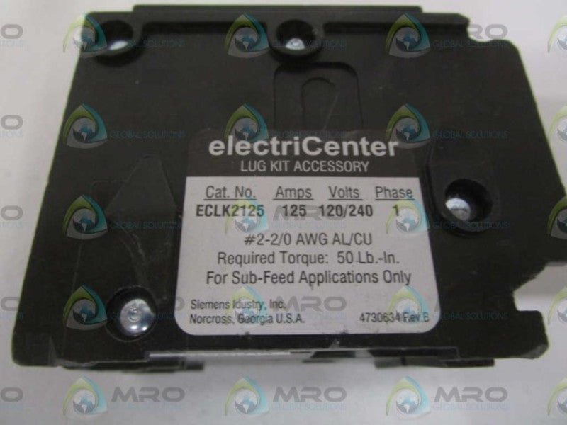 SIEMENS ECLK2125 CIRCUIT BREAKER 125A NSNP