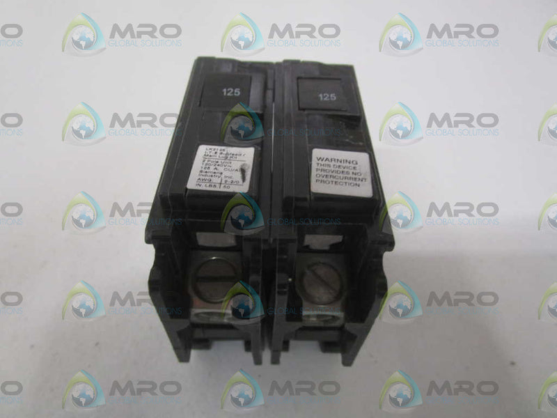 SIEMENS ECLK2125 CIRCUIT BREAKER 125A NSNP
