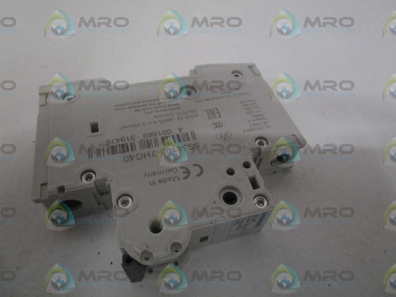 SIEMENS 5SJ4105-7HG40 CIRCUIT BREAKER 0.5A  NSNP