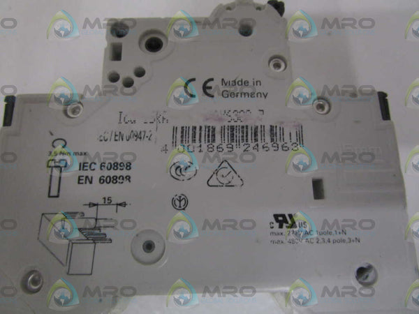 SIEMENS 5SY6308-7 CIRCUIT BREAKER 400V (CRACKED) NSNP