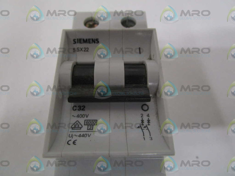 SIEMENS 5SX2232-7 CIRCUIT BREAKER 32A UNMP