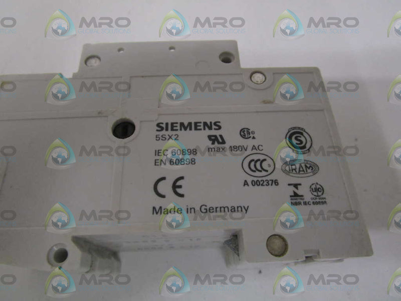 SIEMENS 5SX2216-8 CIRCUIT BREAKER 16A (CHIPPED) UNMP