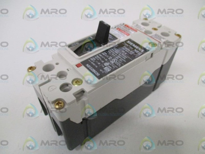 SIEMENS NEG2B030 CIRCUIT BREAKER 30A NSNP