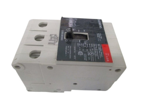 SIEMENS LGB3B080 CIRCUIT BREAKER 80A (CRACKED) UNMP