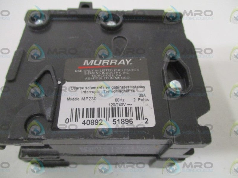 MURRAY MP230 CIRCUIT BREAKER 30A (AS PICTURED) *NEW NO BOX*