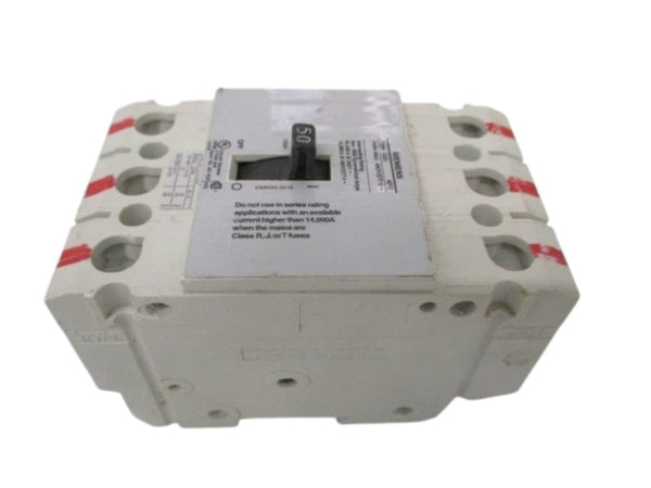 SIEMENS CQD350 CIRCUIT BREAKER 50A UNMP