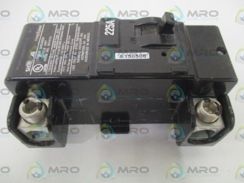 SIEMENS EQ8696 CIRCUIT BREAKER 225A UNMP