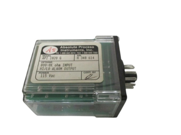 ABSOLUTE PROCESS API1820G ALARM RELAY 115VAC  UNMP