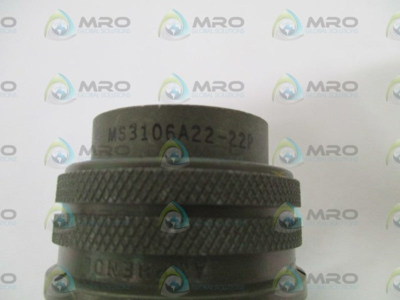 AMPHENOL MS3106A22-22P CONNECTOR PLUG  NSNP