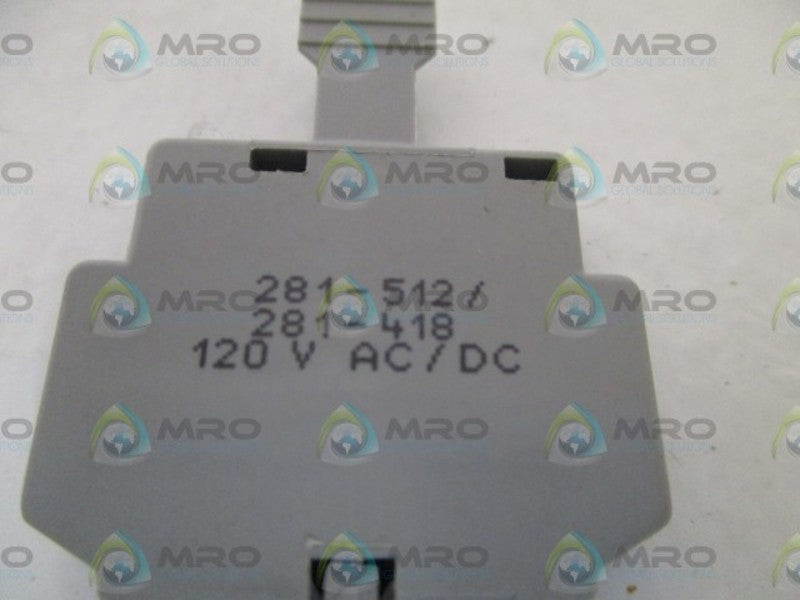 WAGO 281-512/281-418 FUSE PLUG WITH PULL TAB NSNP