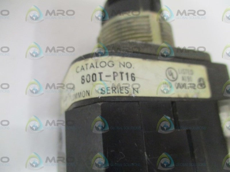 INDUSTRIAL SPARE PART 800T-PT16 SER. N (NO BULB) UNMP