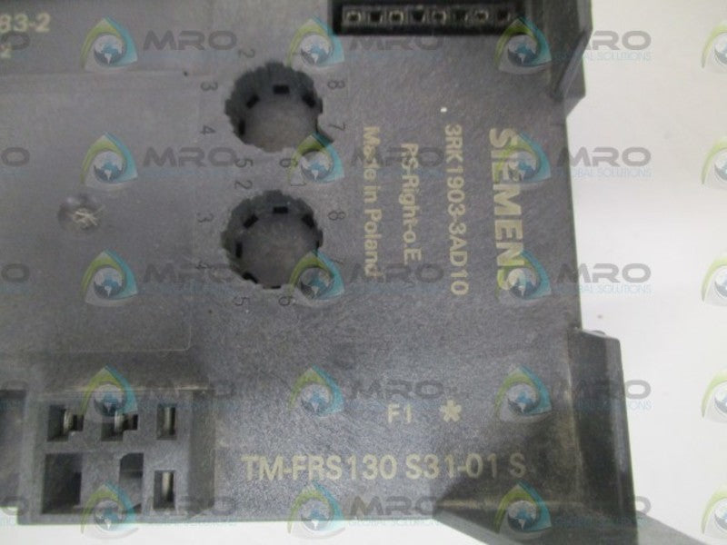 SIEMENS 3RK1903-3AD10 TERMINAL MODULE UNMP