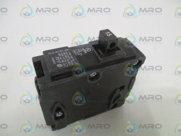 SIEMENS Q115 CIRCUIT BREAKER 15A (CHIPPED) NSNP