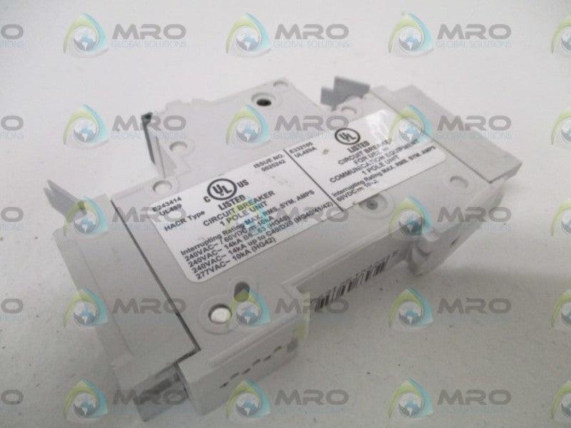 SIEMENS 5SJ4163-7HG41 CIRCUIT BREAKER 63A NSNP