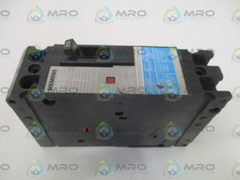 SIEMENS ED42B020 CIRCUIT BREAKER 20A NSNP