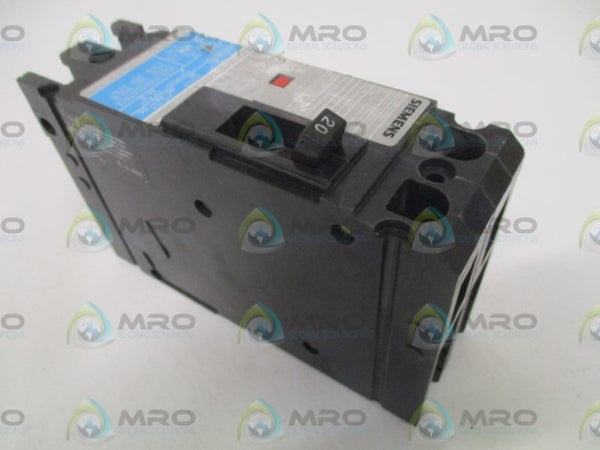 SIEMENS ED42B020 CIRCUIT BREAKER 20A NSNP
