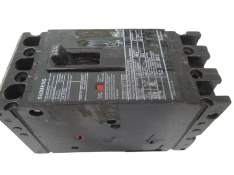SIEMENS HED43B020 CIRCUIT BREAKER 20A (CHIPPED) UNMP