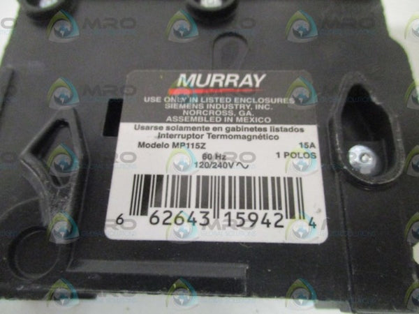 MURRAY MP115Z CIRCUIT BREAKER 15A (AS PICTURED) NSNP