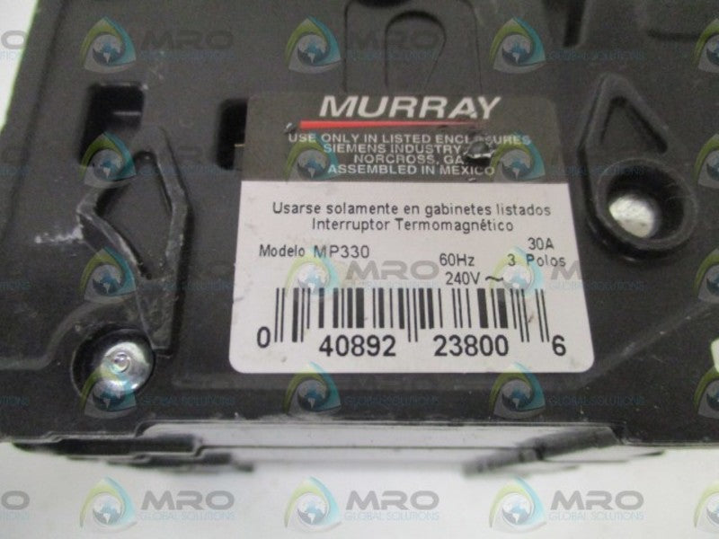 MURRAY MP330 CIRCUIT BREAKER 30A (AS PICTURED) NSNP