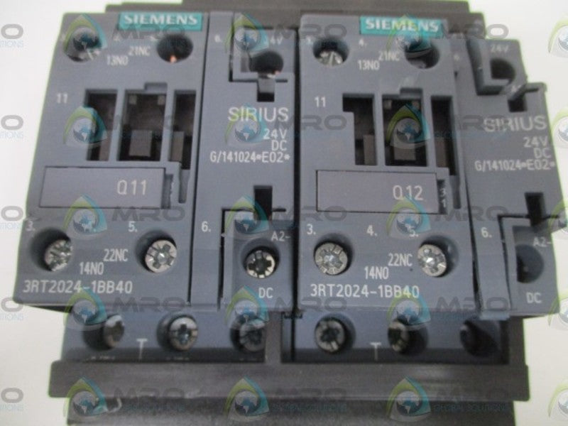 SIEMENS 3RA2324-8XB30-1BB4 REVERSING CONTACT (CRACKED) NSNP