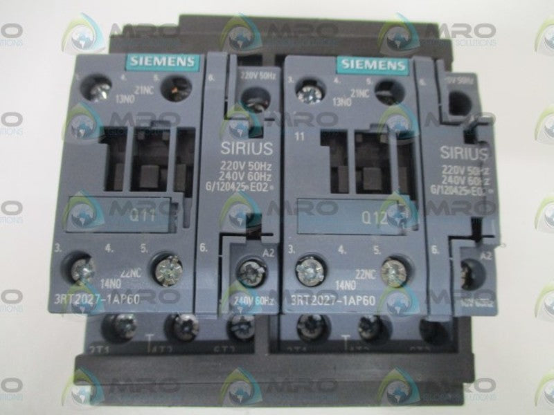 SIEMENS 3RA2327-8XB30-1AP6 REVERSING CONTACT (CRACKED) NSNP