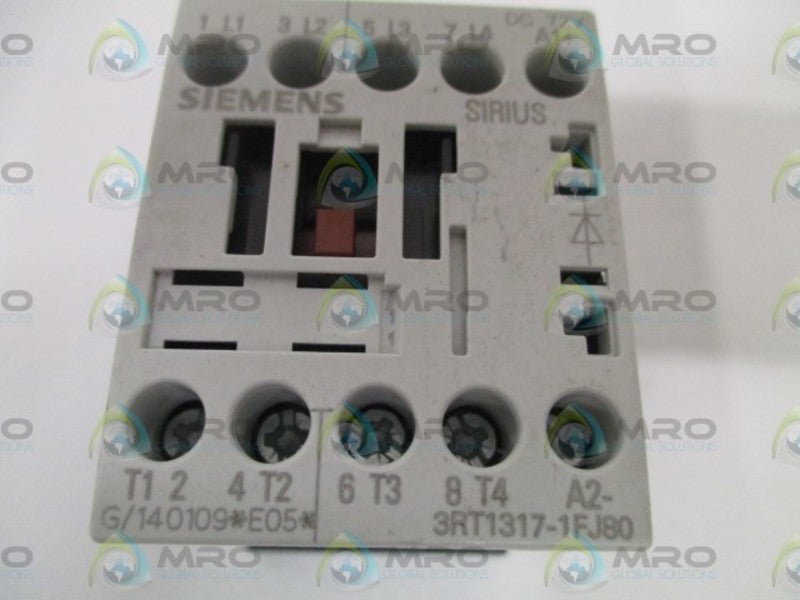 SIEMENS 3RT1317-1FJ80 CONTACTOR NSNP