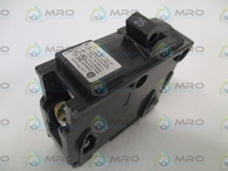 SIEMENS Q125 CIRCUIT BREAKER 25A NSNP