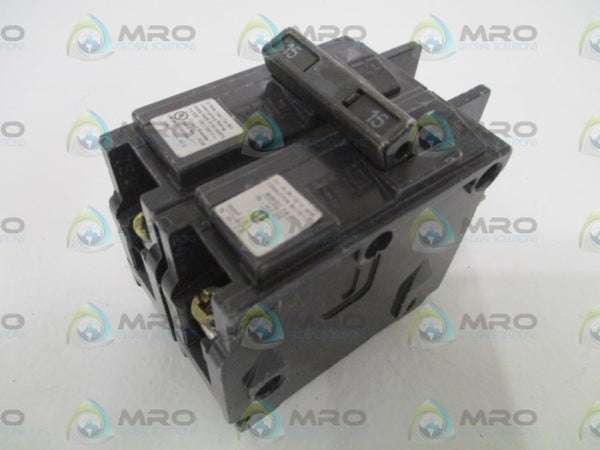 SIEMENS BQ2B015C CIRCUIT BREAKER 15A NSNP