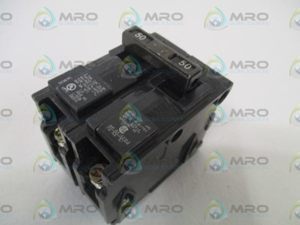 SIEMENS Q250Z CIRCUIT BREAKER 50A (AS PICTURED) NSNP