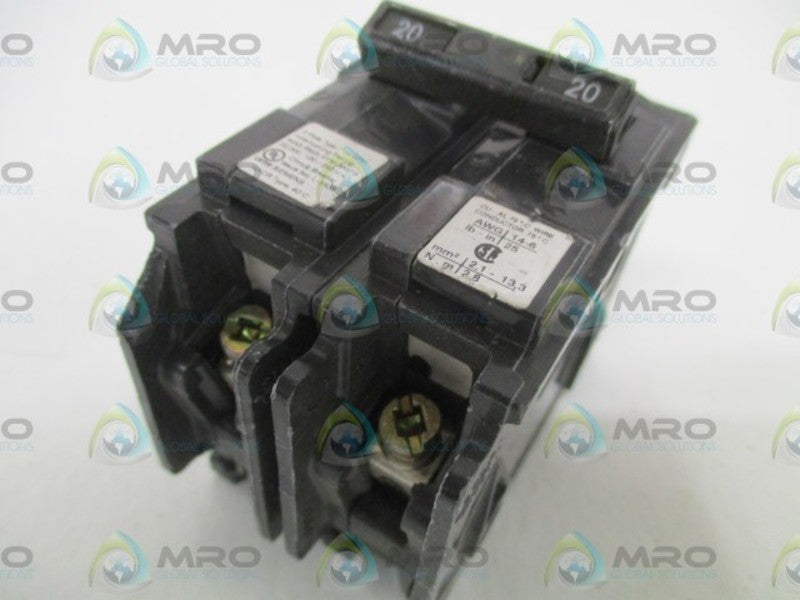 SIEMENS Q220H CIRCUIT BREAKER 20A (CRACKED/CHIPPED) NSNP