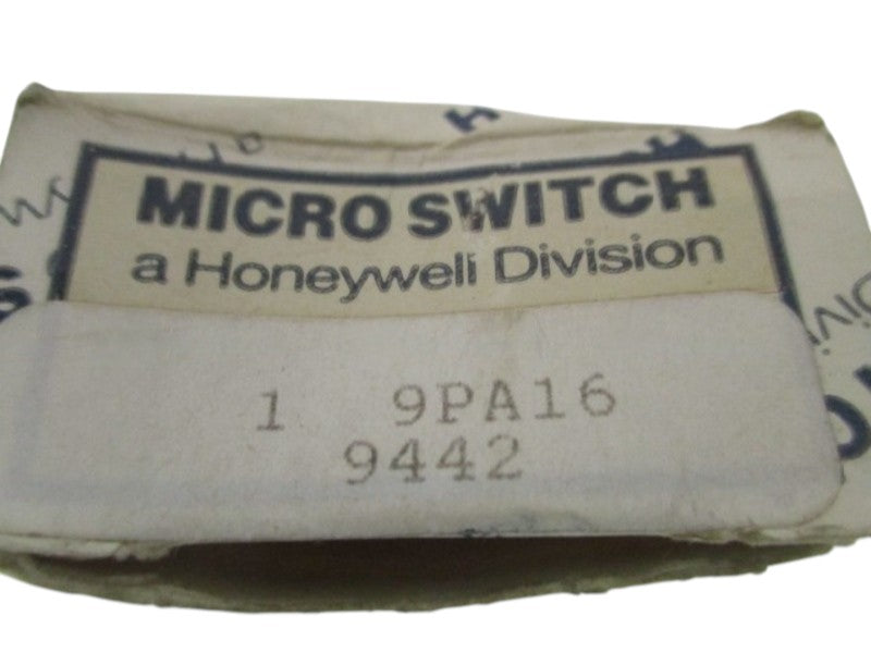 MICRO SWITCH 9PA16 ACTUATOR SWITCH  NSMP