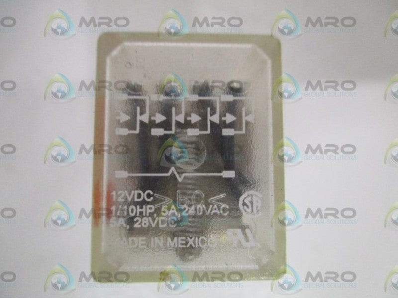 POTTER & BRUMFIELD KHU-17D12-12 RELAY 12VDC UNMP