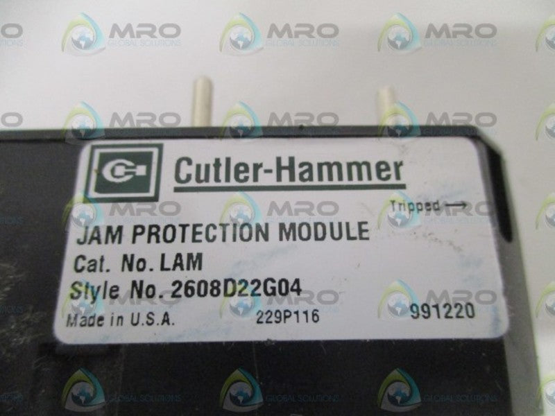 CUTLER-HAMMER 2608D22G04 JAM PROTECTION MODULE  NSNP
